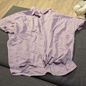 Uniqlo Light Purple Short Sleeve Top